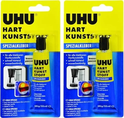 UHU Hart Kunststoff Spezialkleber, 30g