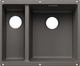 Blanco Subline 340/160-U Unterbau Becken rechts vulkangrau