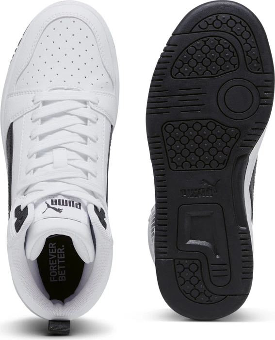 Puma Rebound V6 Mid puma white/puma black (Junior)