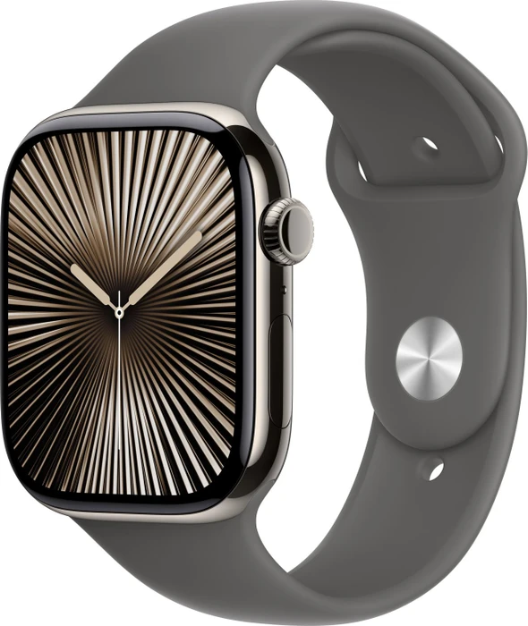 Apple Sportarmband M/L für Apple Watch 46mm steingrau