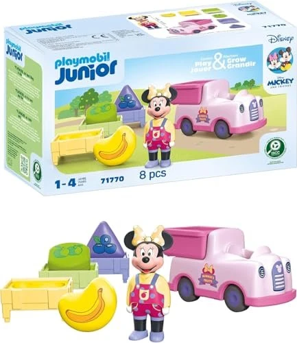 playmobil Junior Disney Minnie Maus' Obst-Transporter mit Sortierspaß