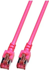 EFB Elektronik Patchkabel, Cat6, S/FTP, RJ-45/RJ-45, 40m, rosa