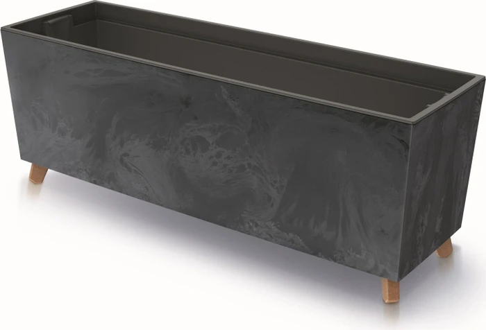 Prosperplast Kasten Urbi Case Beton Effect N 77x23.5cm anthrazit