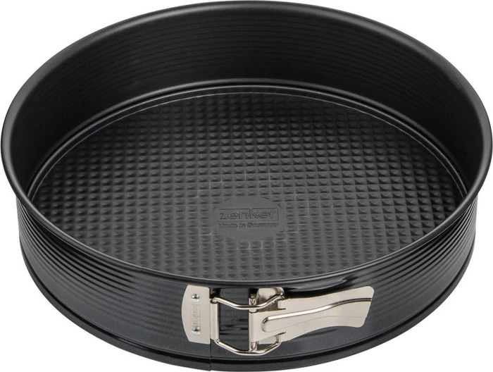 Zenker Black Metallic Springform mit Flachboden