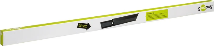 Wentronic Goobay Halbrunder Aluminium-Kabelkanal