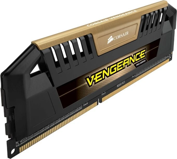 Corsair Vengeance Pro gold UDIMM 8GB Kit, DDR3-1600, CL9-9-9-24