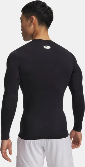 Under Armour HeatGear Armour Funktionsshirt langarm schwarz/weiß (Herren)