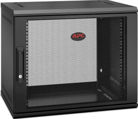 APC NetShelter WX 19" Wandgehäuse 9HE, Gitternetztür, schwarz, 400mm tief