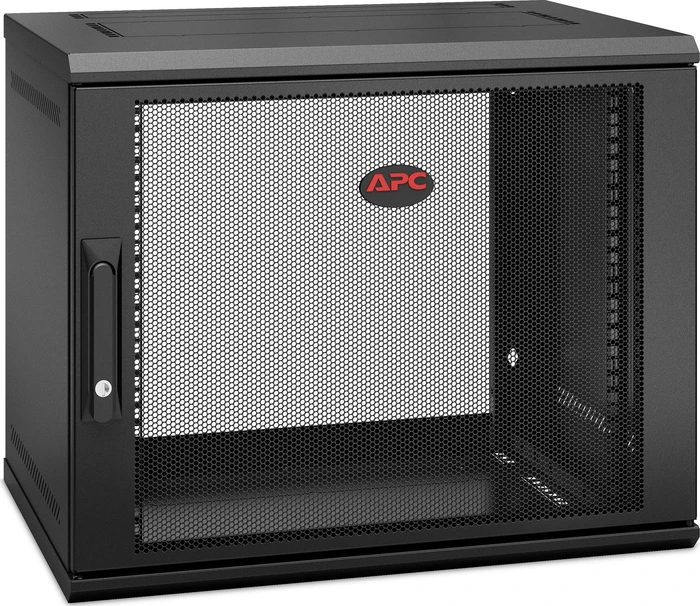 APC NetShelter WX 19" Wandgehäuse 9HE, Gitternetztür, schwarz, 400mm tief