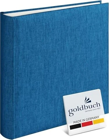 Goldbuch Fotoalbum netto hellblau Summe Fotoalbum