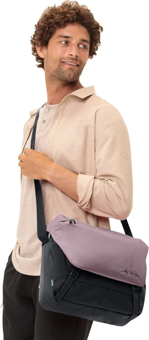 Vaude Rom III M Umhängetasche black/purple ash