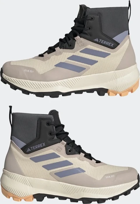 adidas Terrex Mid Rain.RDY sand strata/silver violet/acid orange (Damen)
