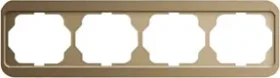 Busch-Jaeger Alpha nea Abdeckrahmen 4-fach Rahmen waagrecht, bronze