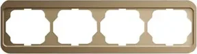 Busch-Jaeger Alpha nea Abdeckrahmen 4-fach Rahmen waagrecht, bronze