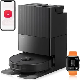 Roborock Qrevo Edge S5A Saug-/Wischroboter schwarz inkl. Absaug-/Reinigungsstation