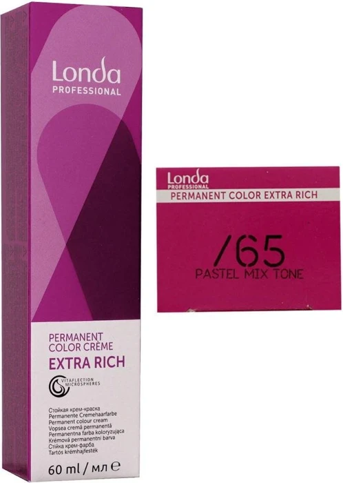 Londa Professional Permanent Color Crème /65 pastell mixton violett-rot, 60ml