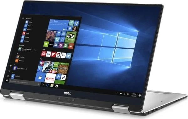 Dell XPS 13 2-in-1 9365 (2017), silber, Core i5-7Y54, 4GB RAM, 128GB SSD, DE
