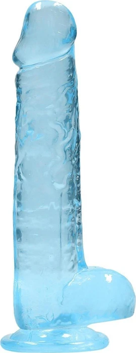 Shots Toys RealRock Crystal Clear Dildo 8"
