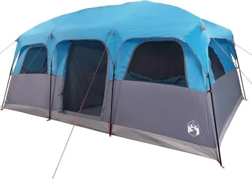 vidaXL 10 Personen Familienzelt blau