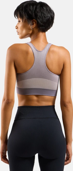 Odlo Seamless High Sport-BH gray ridge/misty lilac (Damen)