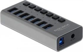 DeLOCK USB-Hub, 7x USB-A 3.0, USB-B 3.0 [Buchse]