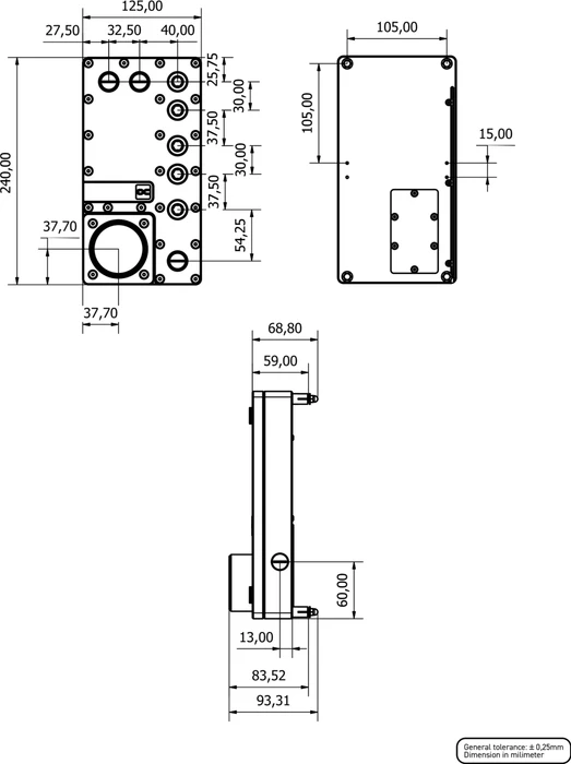 Alphacool Core Distro Plate 240 Rechts mit VPP, Verteilerplatte mit Pumpe