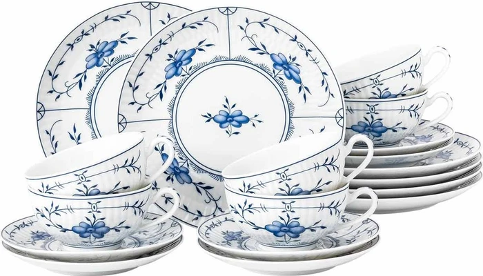 Teeservice klein strohblume, 18-tlg.
