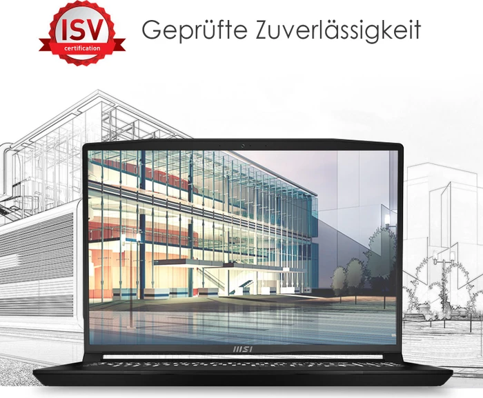 MSI CreatorPro M16 A12UJS-423, Core Black, Core i7-12700H, 32GB RAM, 1TB SSD, RTX A2000, DE
