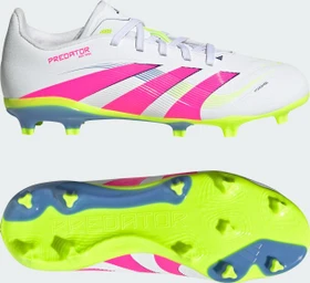 adidas Predator League MG cloud white/lucid pink/lucid lemon (Junior)