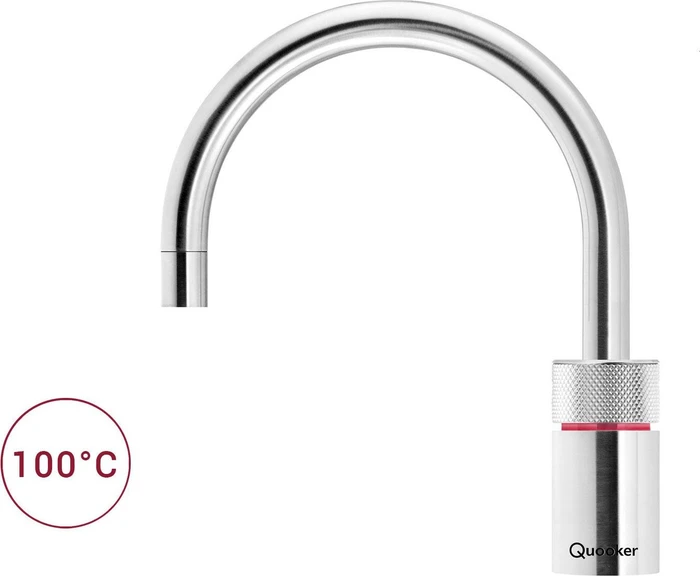 Quooker Nordic Round single tap Combi voll-edelstahl