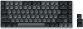 Satechi SM1 Slim Mechanical Backlit BT Keyboard, Dark, grau/schwarz, low-profile BROWN Switches, USB/Bluetooth, US (ST-KSM1DK-EN)