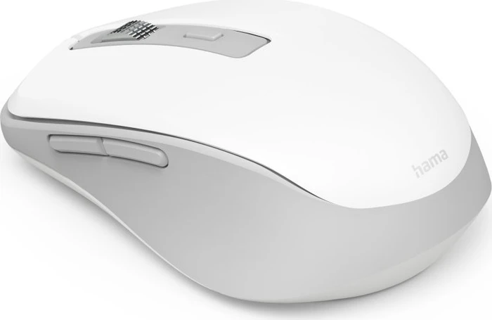 Hama WM-450 Silent Wireless Multi-Device Mouse weiß/grau, USB/Bluetooth