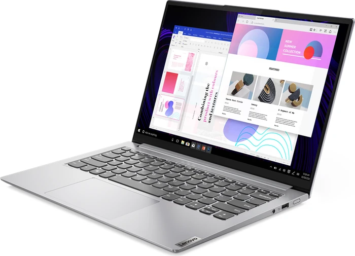 Lenovo Yoga Slim 7 Pro 14IHU5, Light Silver, Core i7-11370H, 16GB RAM, 512GB SSD, DE