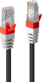 Lindy Patchkabel Slim, TPE (LSZH) flexibel, Fluke getestet, Cat6a, S/FTP, RJ-45/RJ-45, 10m, schwarz