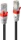 Lindy Patchkabel Slim, TPE (LSZH) flexibel, Fluke getestet, Cat6a, S/FTP, RJ-45/RJ-45, 10m, schwarz (45368)