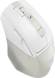 A4Tech FSTYLER FB45CS Air2 Dual Mode Silent Mouse, Cream Beige, USB/Bluetooth