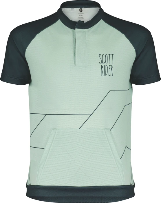 Scott RC Team Trikot kurzarm mineral green/aruba green (Junior)