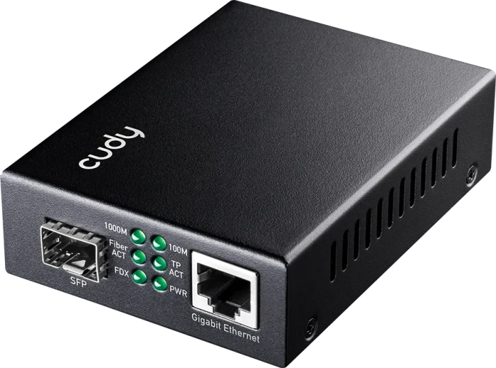 Cudy Gigabit Medienkonverter, 1x RJ-45, 1x SFP
