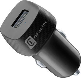 Cellularline USB Car Charger 12W schwarz