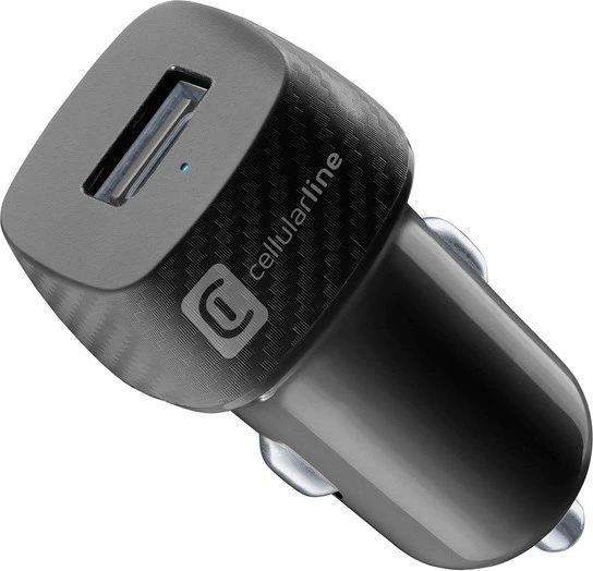 Cellularline USB Car Charger 12W schwarz