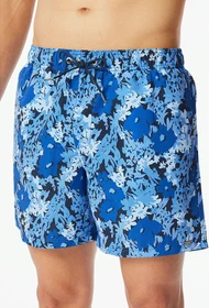 Schiesser Aqua Blumen Badeshorts multicolor (Herren)