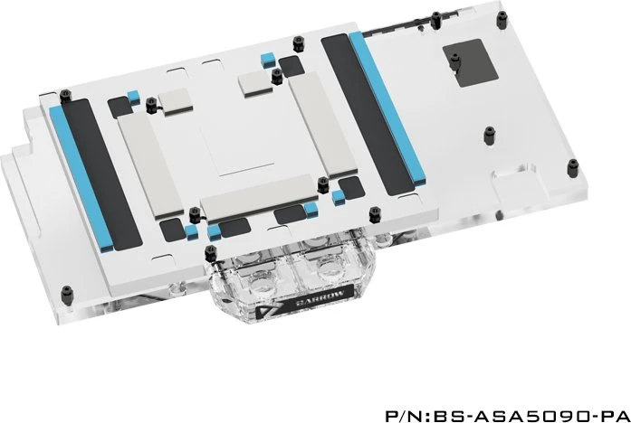 Barrow NVIDIA RTX 5090 LRC 2.0 Full Coverage GPU Water Block, ASUS Astral 5090, BS-ASA5090-PA, schwarz