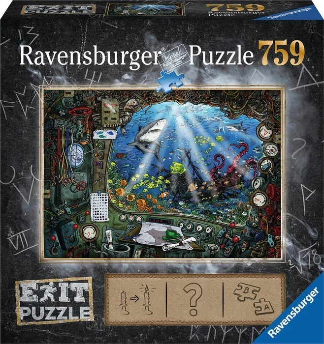 Ravensburger Puzzle EXIT Im U-Boot