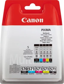 Canon Multipack PGI-570PGBK+CLI-571 schwarz/dreifarbig