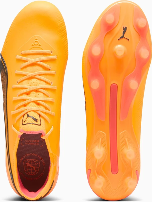 Puma King Ultimate FG/AG sun stream/puma black/sunset glow
