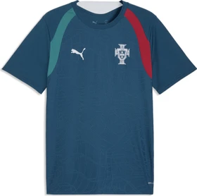 Puma FIFA WM 2026 Portugal Slim Trainingstrikot kurzarm ocean tropic/silver mist (Herren)