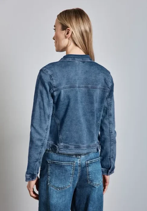 Street One Jeans-Look Jeansjacke soft medium washed (Damen)