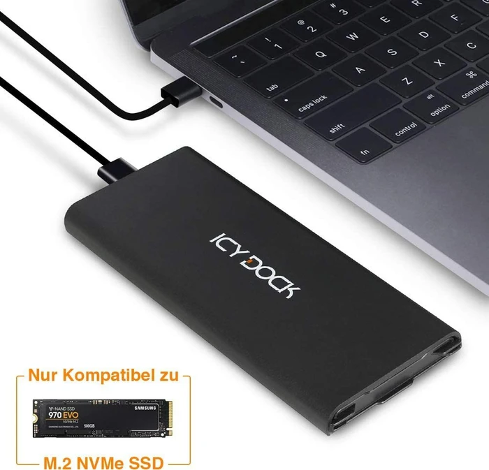 Icy Dock ICYNano MB861U31-1M2B, USB-C 3.1