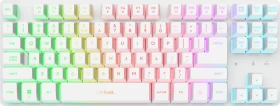 Trust Gaming GXT 831W Thado Wireless TKL, weiß, LEDs RGB, USB, US (26083)