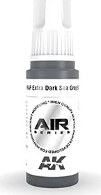 AK-Interactive 3rd Gen Acrylic Colors Air Series RAF extra dark sea grey bs381c/640, 17ml